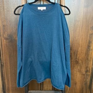John+Jenn long sleeve open shoulder top